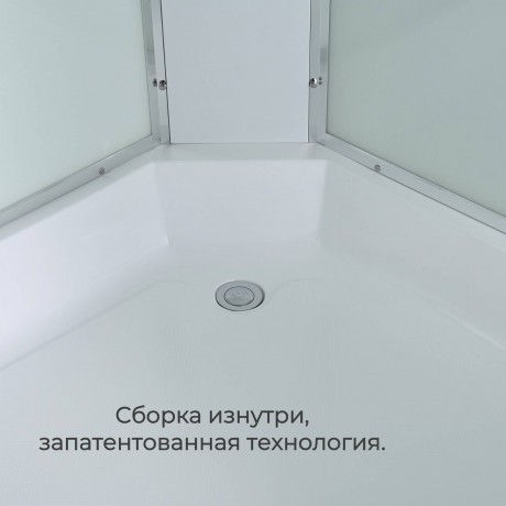 Душевая кабина EM3912RNT без крыши прозрачная