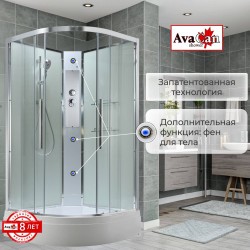 Душевая кабина EM3010NT без крыши прозрачная