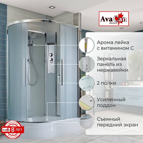 Душевая кабина EM3812RN без крыши