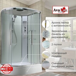 Душевая кабина EM3812RT стандартная прозрачная