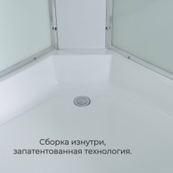 Душевая кабина EM3812RNT без крыши прозрачная